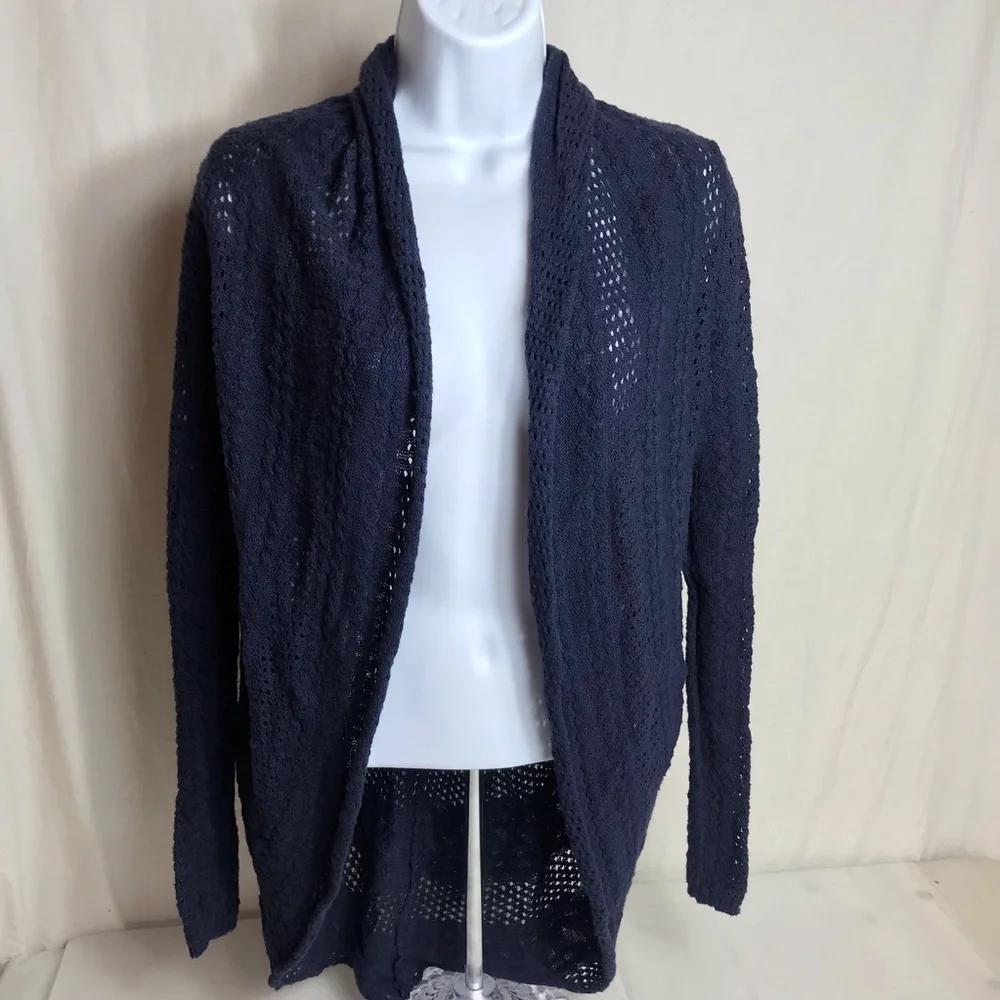 Knitted & knotted Anthropologie sweater open front - Picture 3 of 7